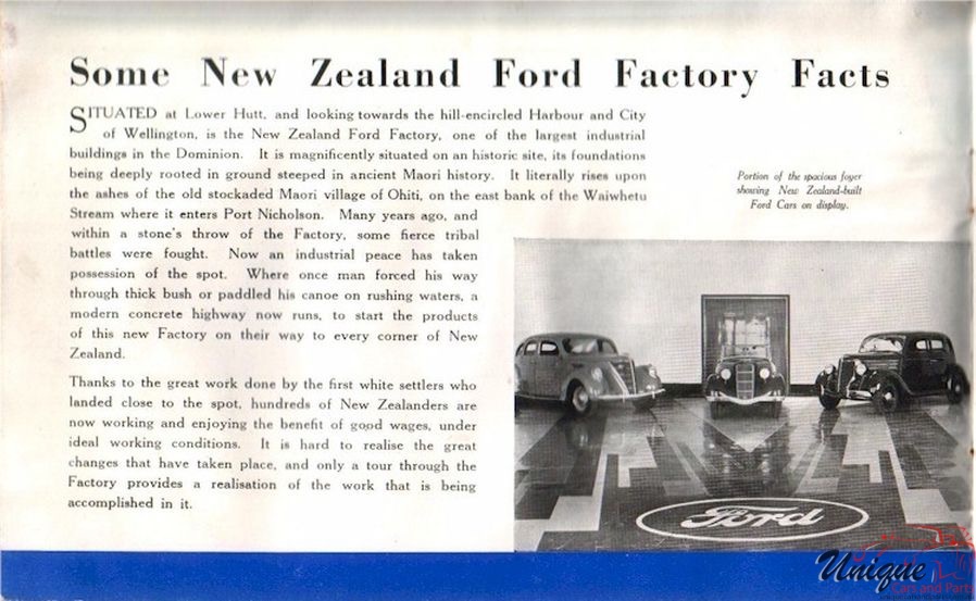 1937 Ford New-Zealand Model Range Page 6